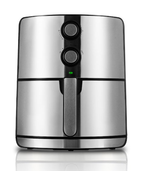 AIR FRYER 4 L WITH TIMER WATT:1400 COLOR : BLACK BODY WITH STAINSTEEL & WITH FOOD SEPERATOR-S