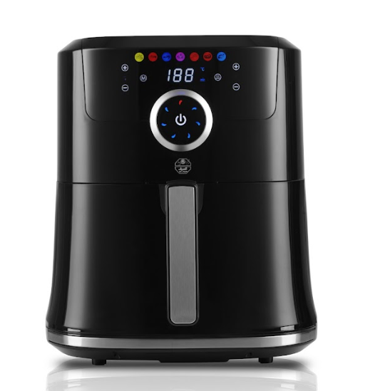 AIR FRYER  DIGITAL SIZE:6L COLOR: BLACK