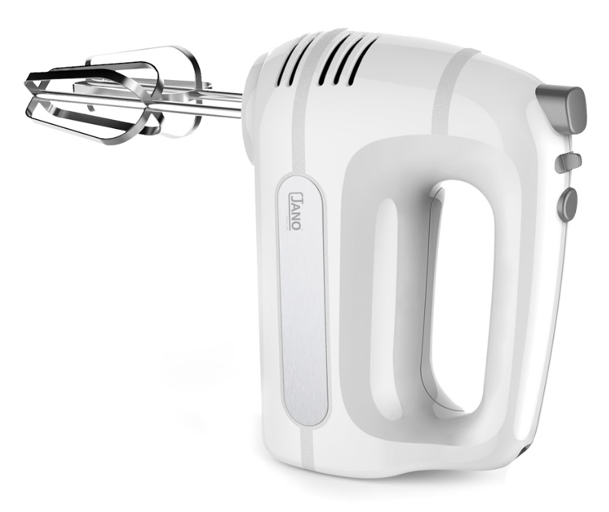 HAND MIXER COLOR :WHITE 300W WITH BS PLUG JANO