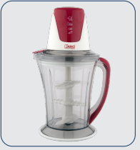 CHOPPER 400W WITH GARLIC PEELER COLOR : RED