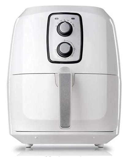 [AL7201] WHITE AIR FRYER WITH TIMER 6L WATT: 1800