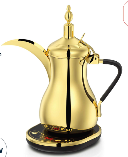 [E03304] ELECTRIC ARABIC COFFEE MAKER CAPACITY:0.6L WATT:900 COLOR:GOLD