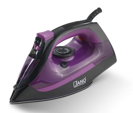 [E05216] STEAM IRON TEFLON COATING PLATE  WATT :2000 COLOR: PURPLE JANO