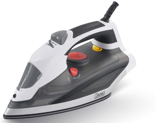 [E05217] كاوية JANO بخارية كبيرة اسود 2200 واط