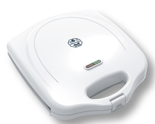 [E05325] SANDWICH MAKER WITH GRILL PLATE IN WHITE COLOR