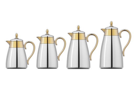 [K19560/35/C] SHAHD FASHION METAL VACUUM FLASK (FULL CROME)